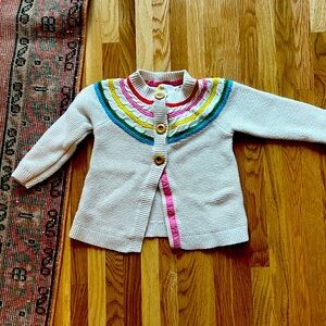 Mini Boden rainbow sweater